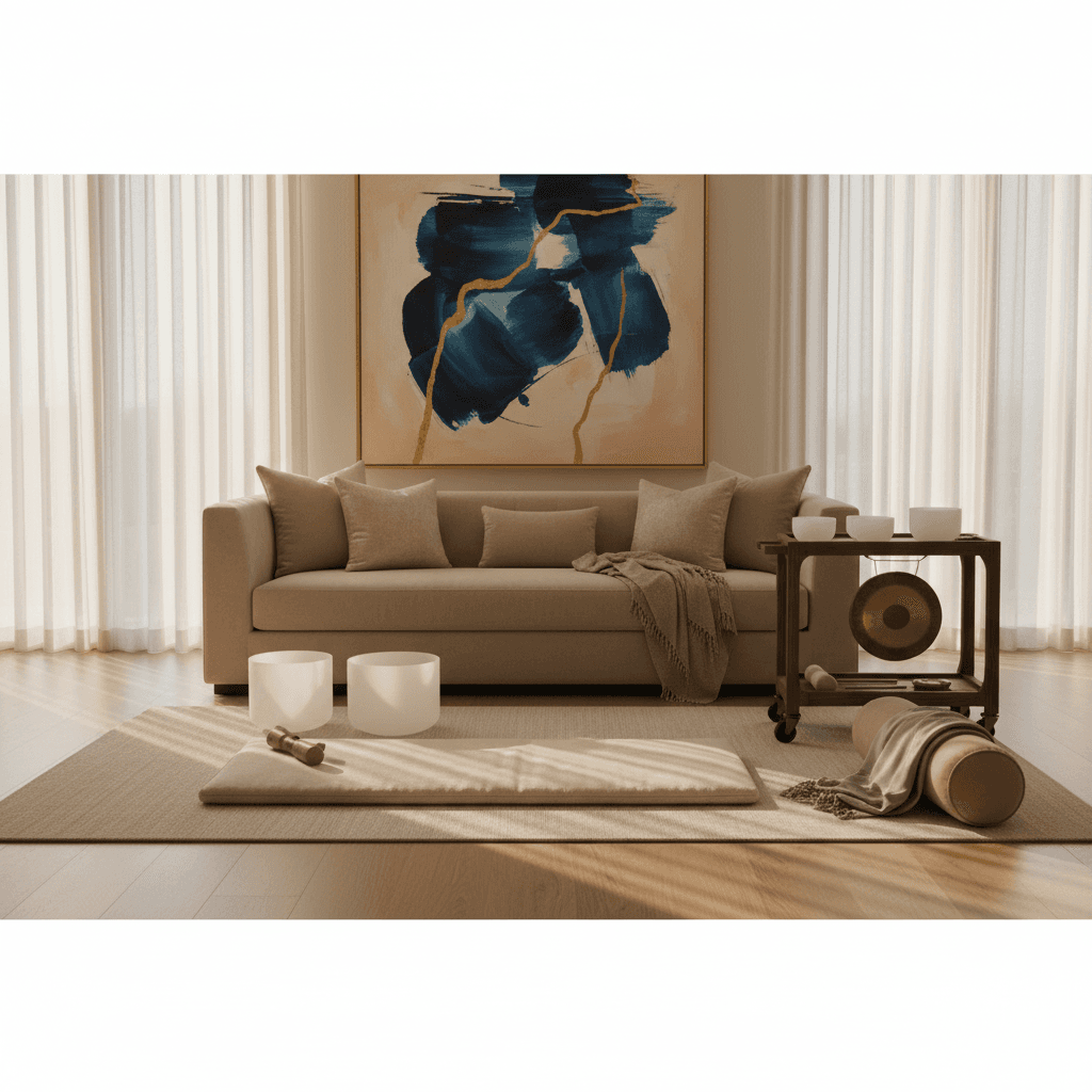 Klangtherapie in Emirates Hills — Soul Art at-home sound healing concierge