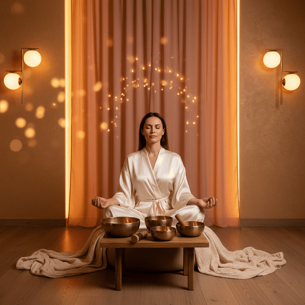 مراقبة حركة جوية تركز على الشاشة في برج المراقبة، تُظهر بيئة عمل عالية التوتر، مع إشارة إلى كيف يمكن لـ سول آرت ولاريسا ستاينباخ المساعدة في إدارة التوتر.