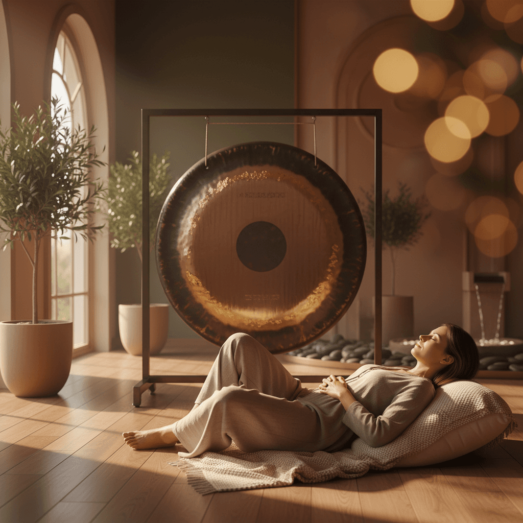 Eine Nahaufnahme von Kristallklangschalen, die bei einem privaten Klangbad im Soul Art Dubai von Larissa Steinbach verwendet werden, symbolisiert tiefste Entspannung und ganzheitliches Wohlbefinden in einem luxuriösen Ambiente.
