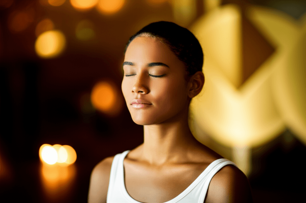 A tranquil scene of a parent holding a baby, surrounded by soft light, symbolizing nurturing sound environments. Discover the Soul Art method by Larissa Steinbach for infant brain development.