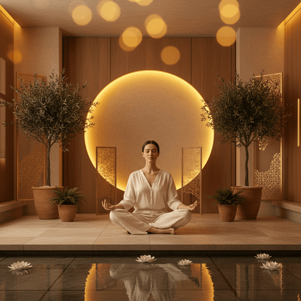 Eine detaillierte Darstellung neuronaler Verbindungen, die Myelinschichten und schnelle Signalübertragung symbolisiert, mit Elementen der Klang-Wellness von Soul Art Dubai, gegründet von Larissa Steinbach.