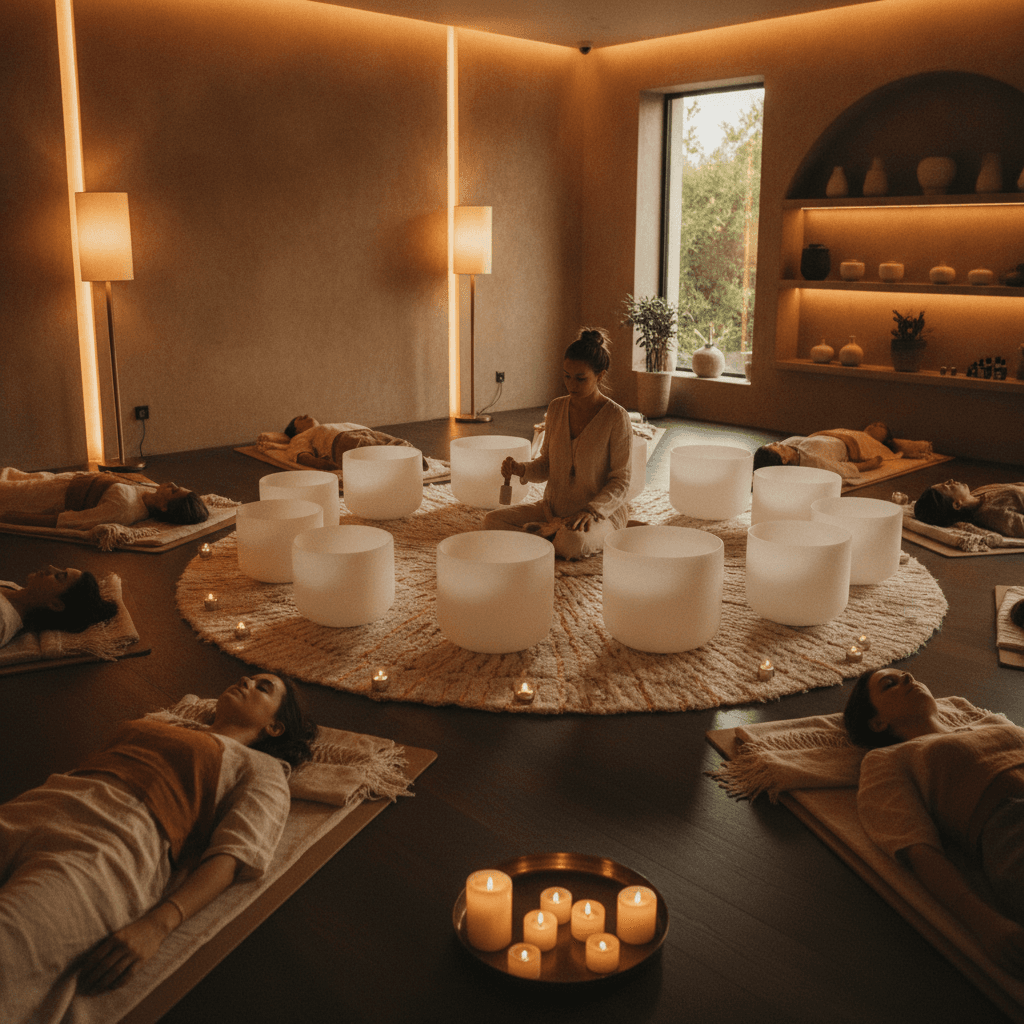 A close-up of a Ney flute in a serene setting, with soft lighting, evoking tranquility and deep sound wellness practices at Soul Art by Larissa Steinbach.
