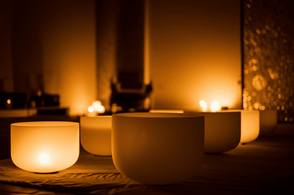 Larissa Steinbach guiding a sound wellness session at Soul Art for individuals experiencing spousal loss, offering gentle grief support and emotional healing through resonant frequencies.