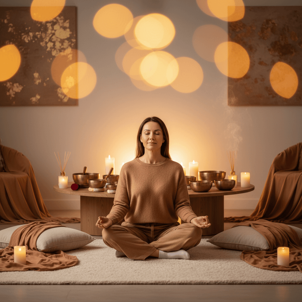 Larissa Steinbach Soul Art Dubai - Low Frequency Sound Therapy Session