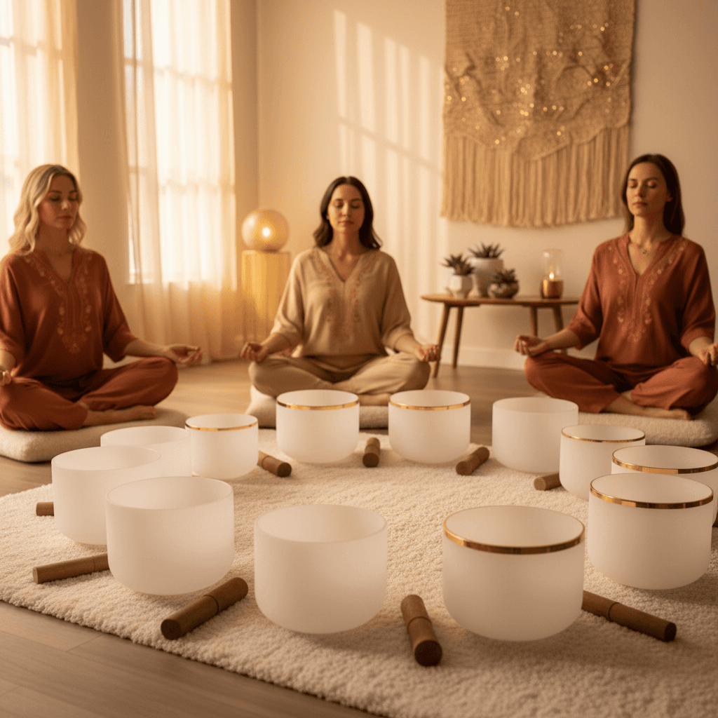 A tranquil scene with soft light, symbolizing inner peace and sensory integration through silence, part of the Soul Art experience curated by Larissa Steinbach.